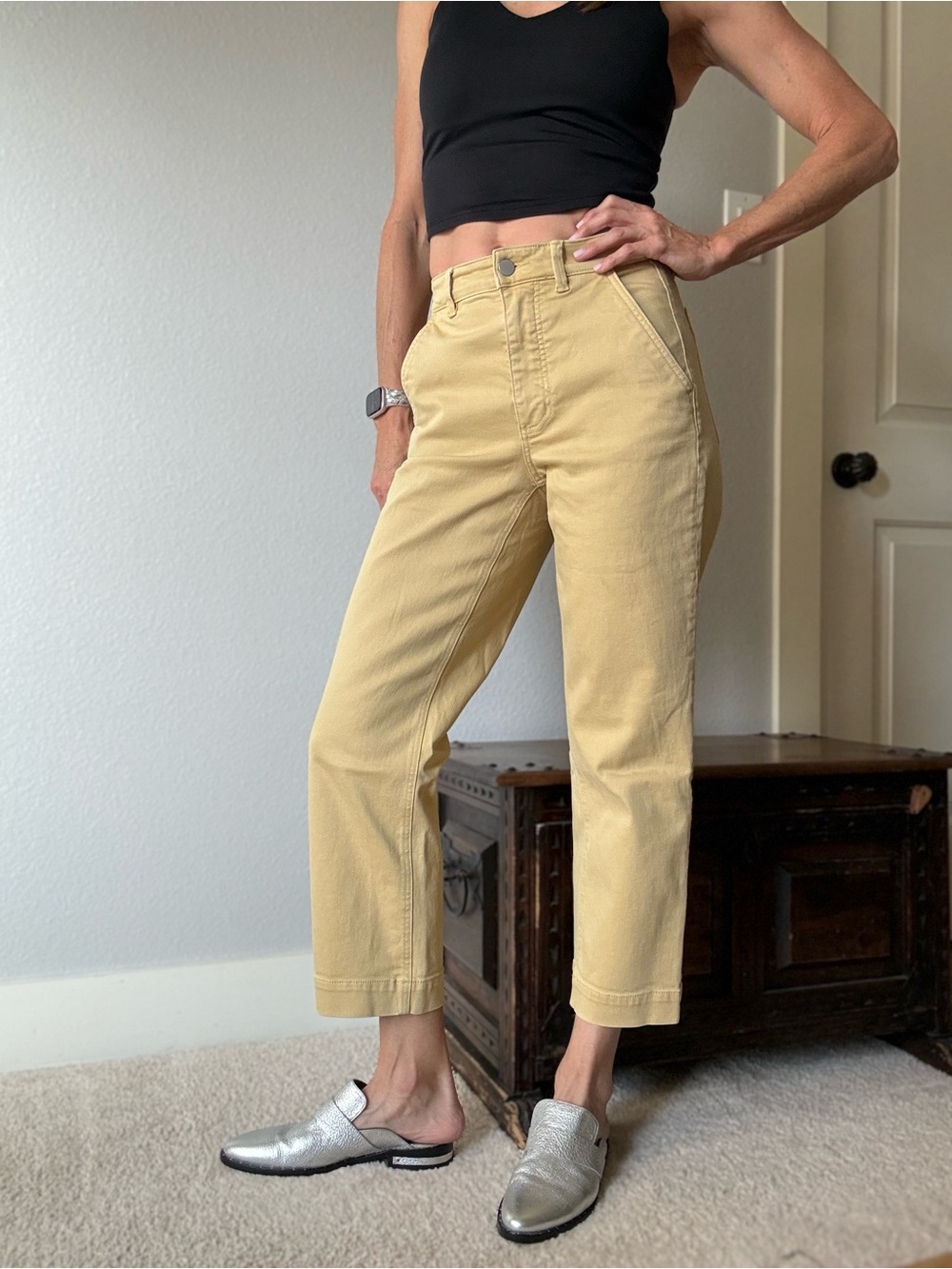 Everlane Cropped Straight Pant sz 2